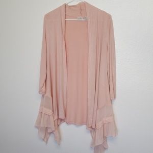 Logo by Lori Goldstein Knit Cardigan Pink size XS